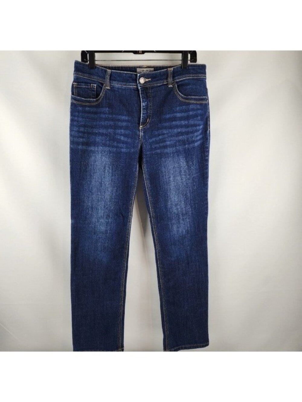 Chicos So Slimming Blue Jeans Size 1 Short Small 8/10 (32x29)